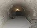 Château de Laval, cave voûtée.