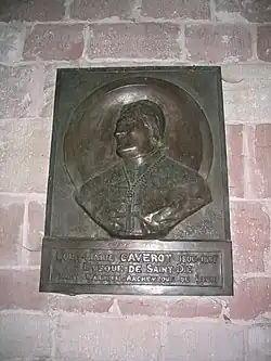 Effigie de Mgr. Caverot, évêque de Saint-Dié.