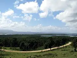Panorama, vue vers l'ouest