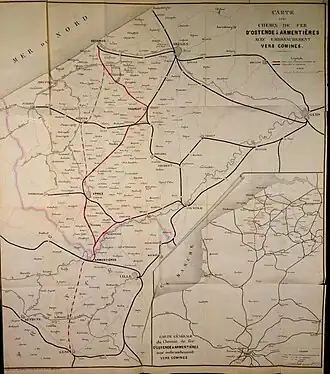 illustration de Compagnie du chemin de fer d'Ostende à Armentières