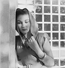 Faouzia Fouad en 1942.