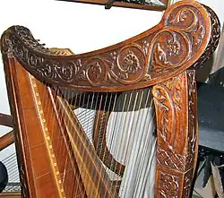 Photographie de la première néo harpe bretonne