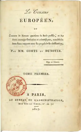 Image illustrative de l’article Le Censeur