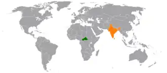 Inde et République centrafricaine