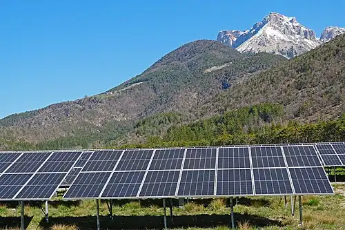 Centrale photovoltaïque de Montmaur.