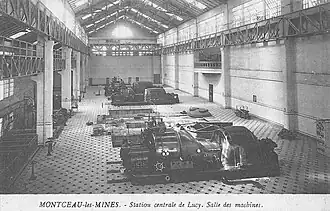 La salle de machines.