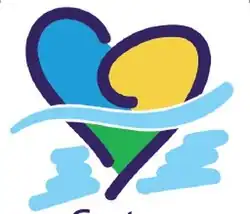 Logo de la région Centre-Val de Loire, représentant un cœur stylisé bleu, jaune et vert traversé par une vague bleue.