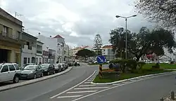 photo d'un embranchement routier à Cercal