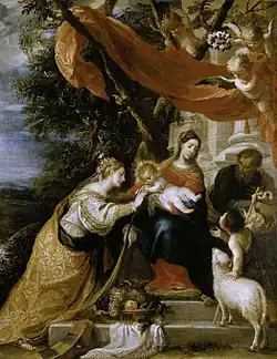 Fiançailles de Ste Catherine (1660)Musée du Prado