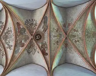 Les fresques du plafond.