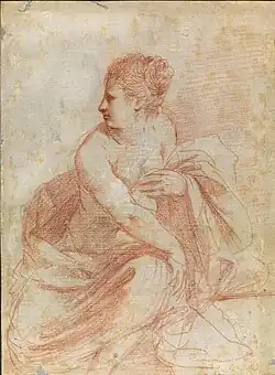 Étude de femme, Rio de Janeiro, bibliothèque nationale.