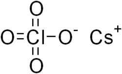 Image illustrative de l’article Perchlorate de césium