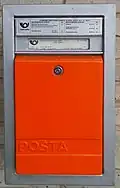 Boîte-aux-lettres de la Česká pošta