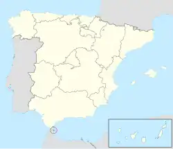 Situation géographique de Ceuta en Espagne.