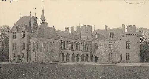 Château de  Lauvergnac vers le début du XXe&nbsp;siècle