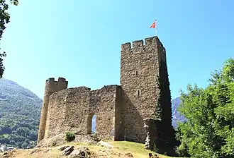 Esterre château Sainte-Marie(42°&nbsp;52′&nbsp;33″&nbsp;N, 0°&nbsp;00′&nbsp;03″&nbsp;E)