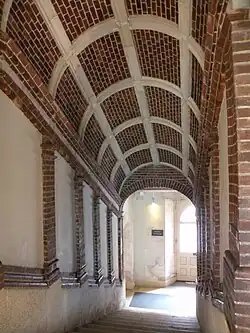 Un des escaliers du château.