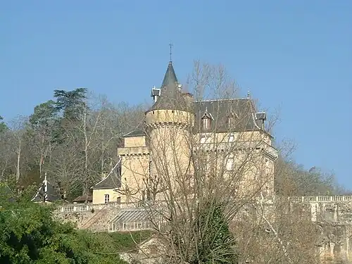 Le château de Belcayre.