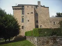 La face orientale du pavillon.