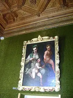 Tableau représentant La Sainte-Famille d'Andrea del Sarto.