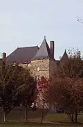 Château de Doumely vu du parc.