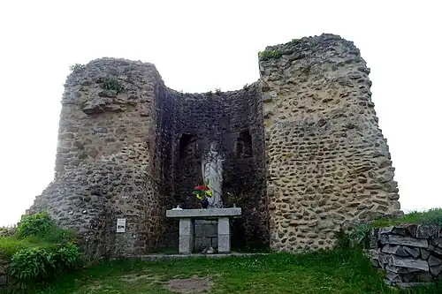 Oratoire du XIXe siècle, dédié à saint Joseph, de la tour nord-ouest.