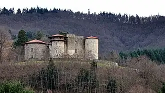 Le château de La Chèze.