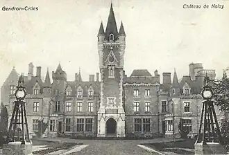 Le château de Noisy en 1911.