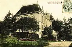 Carte postale du XXe siècle représentant le château de Pré-Bayard