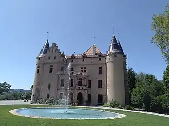 Le château de Pupetières à Châbons