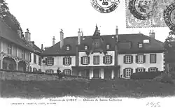 La propriété de Sainte Catherine photographiée en 1905, cour intérieure.