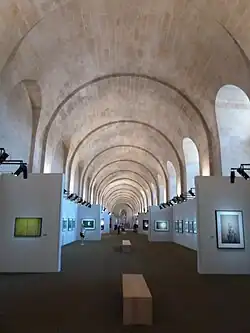 Intérieur de l'orangerie.