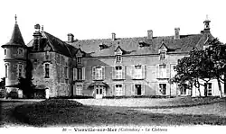 Le château de Vierville-sur-Mer.