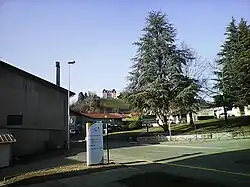 Château de Vinay depuis l'hôpital