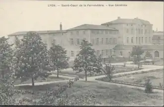 Château de la Ferrandière, devenu en 1800 couvent-pensionnat des Dames du Sacré-CoeurChâteau de la Ferrandière