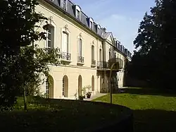 Château vu côté parc.