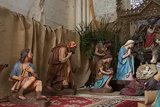 L'adoration des bergers.