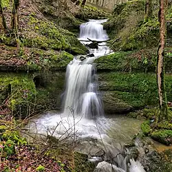 La cascade amont de Raffenot.