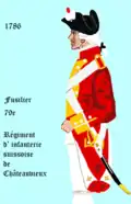 régiment de Châteauvieux de 1786 à 1791