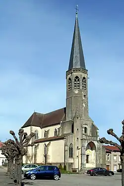 L'église Saint-Laurent.