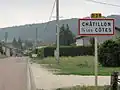 Entrée de Châtillon-sous-les-Côtes.