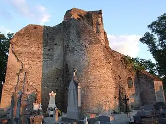 Tour de la Guette, côté intérieur.