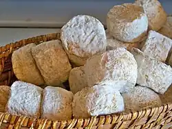 Exemples de fromages de chèvre de Provence.