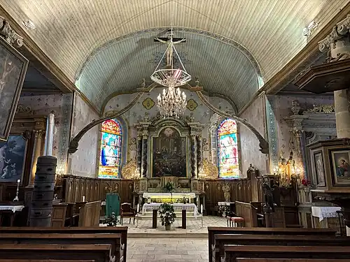 Église Saint-Amand de Rarécourt (Meuse), fin du XVIIIe siècle.