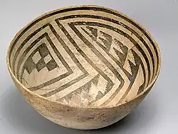 Bol en céramique précolombien (culture Anasazi, Xe siècle).