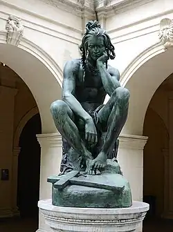 Chactas méditant sur le corps d'Atala, Francisque Duret