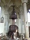 Église Notre-Dame : la chaire à prêcher.