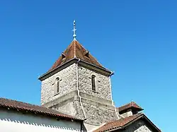 Le clocher de l'église.