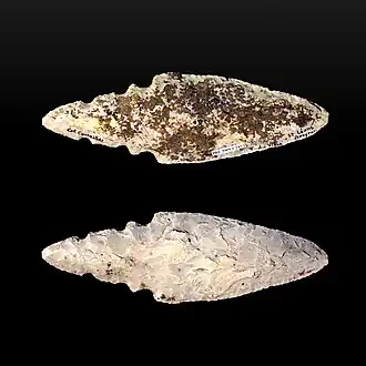 Poignard en silex du chalcolithique