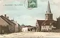 Carte postale du bourg vers 1909